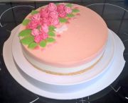 Leichte Pfirsich Joghurt Torte